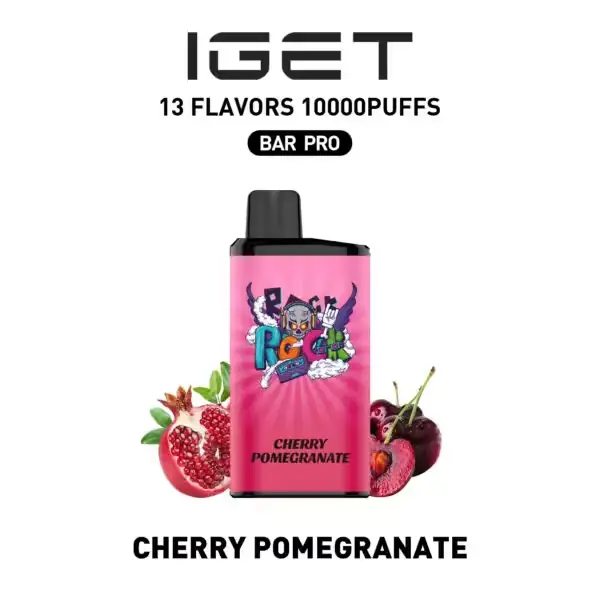 Cherry Pomegranate IGET Bar Pro 10000